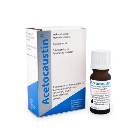 Acetocaustin VÄrtmedel 0.5ml
