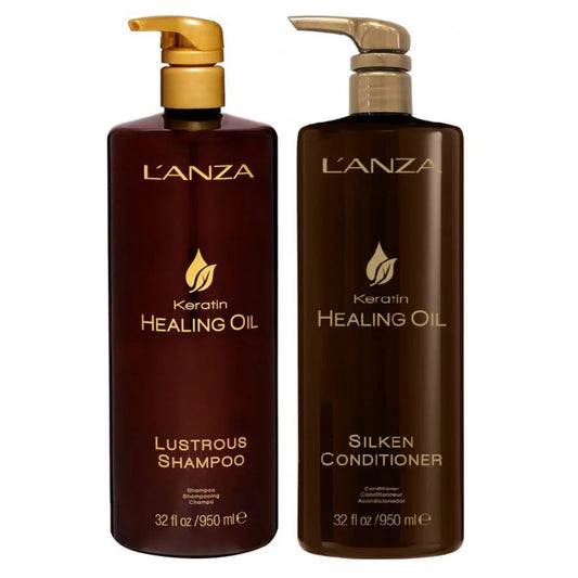 L'ANZA
Keratin Healing Oil Lustrous Shampoo & Conditioner 950ml